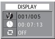 DAEWOO SD-9500 - While in playing, press [DISPLAY] button. - 1