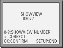 DAEWOO SD-9500 - Timer recording using ShowView (SD-9500 only) - 3