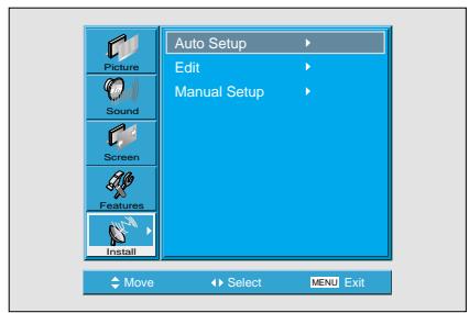 DAEWOO SP-200P - Select the "Auto Setup". - 2
