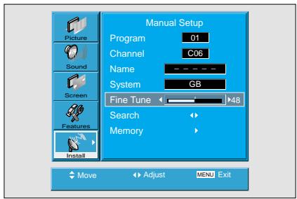 DAEWOO SP-200P - “  VOL” buttons to activate Fine Tune up or down. - 2