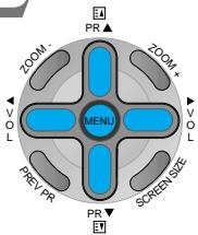 DAEWOO SP-200P - Move the Screen Position. - 1