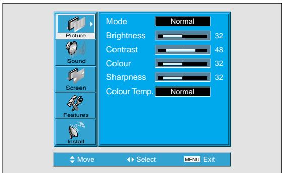 DAEWOO SP-200P - Press the MENU Button. Press the [MENU] but - 2