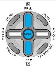 DAEWOO SP-200P - Press the "Menu" button. - 1