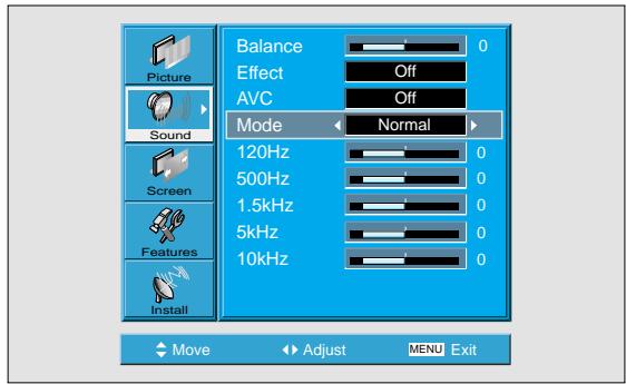 DAEWOO SP-200P - Select the Sound Mode. - 2