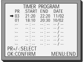 DAEWOO ST441S - Timer Review - changing and erasing - 6