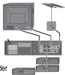 DAEWOO ST441S - Connecting a decoder - 1