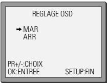 DAEWOO T78HYDX - Activation et désactivation de la fonction OSD - 3
