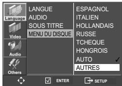 DAEWOO T78HYDX - Choix de la langue des sous-titres. - 4