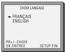 DAEWOO T78HYDX - Configuration de la langue - 3
