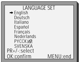 DAEWOO VCR4350 - Menu languages - 6