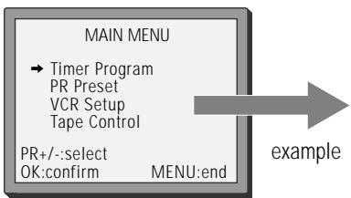 DAEWOO VCR4350 - MENU - 1