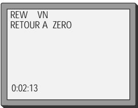 DAEWOO VQ231S - Accès à la position 0:00:00 du compteur - 1
