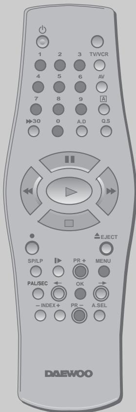 DAEWOO VQ250S - Affichages sur écran TV - 6
