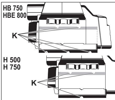 AEG H 500 - Changing the plane blade - 9