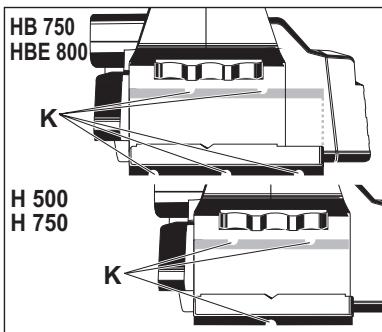AEG HB 750 - Sostituzione delle lame - 9