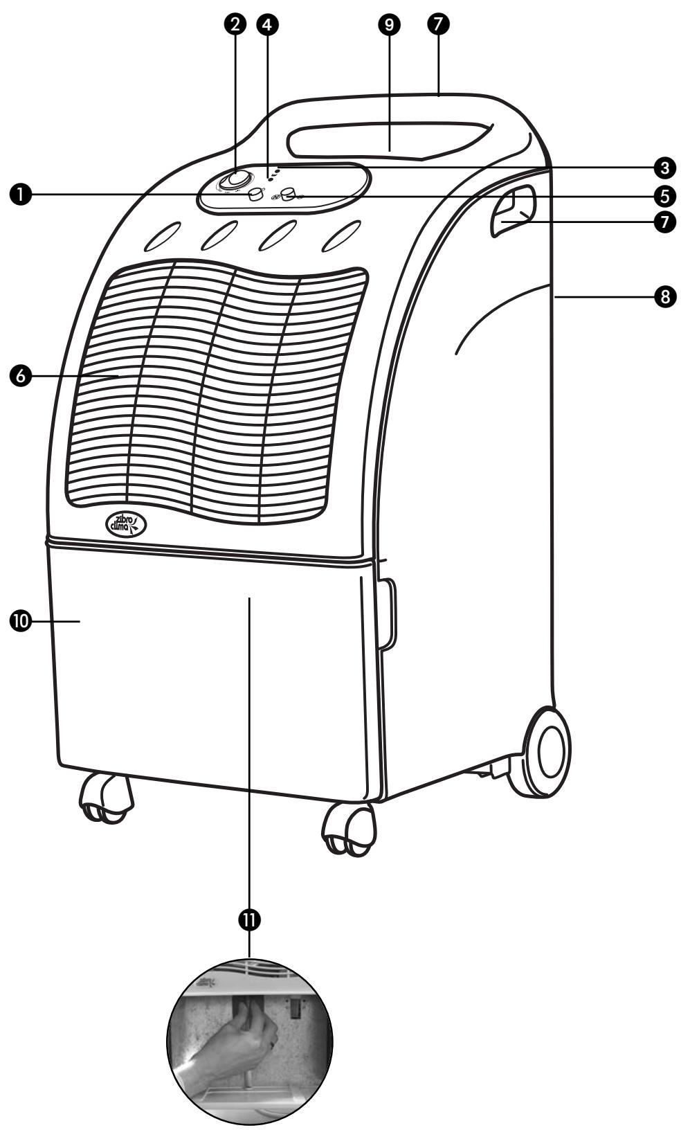 ZIBRO D16 - COMPONENTES IMPORTANTES - 1