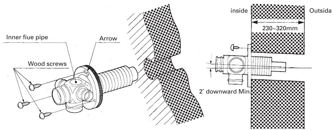 ZIBRO LASER FF 55 - Install the inner flue pipe. - 1