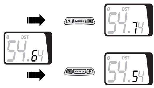 ZIBRO MX50 - RESETTING THE PARTIAL VALUES - 17