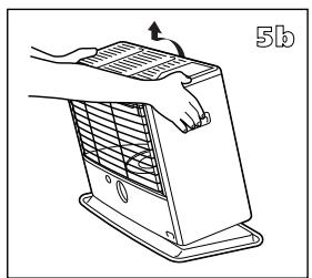 ZIBRO R102C - M ENSURE THAT THE HEATER IS OFF AND COMPLETELY COOL BEFORE STARTING TO REPLACE THE WICK. - 6