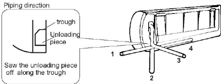 ZIBRO S125 - Indoor unit wire/pipe installation - 1