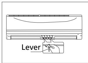 ZIBRO SC1226 - Adjusting the horizontal Air Flow Direction (up - down) - 1