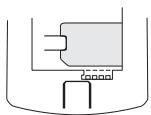BLACKBERRY 7100V - Insertion de la carte SIM - 3