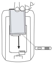 BLACKBERRY 8700R - Insert the battery - 1