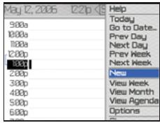 BLACKBERRY 8700R - Menu - 1