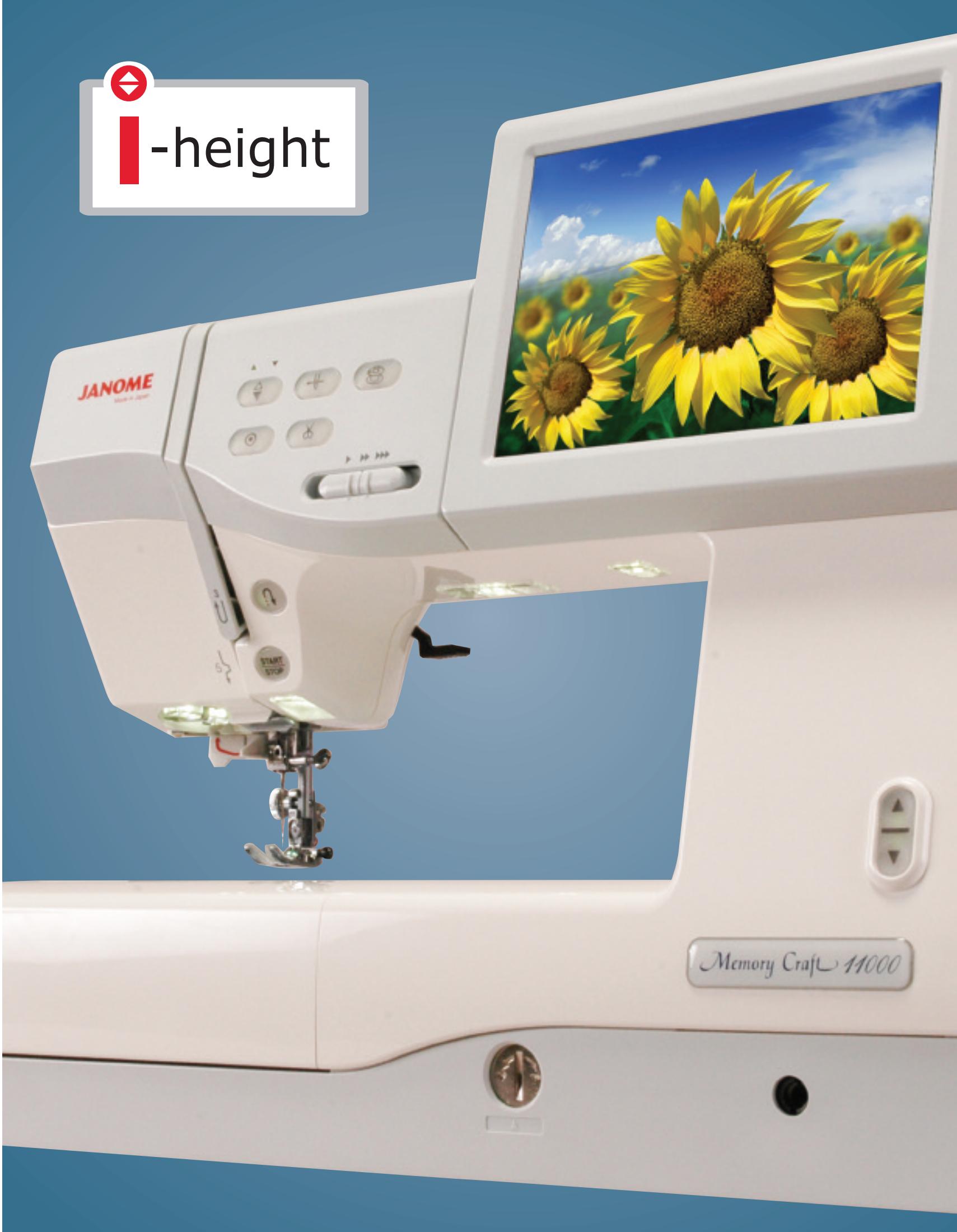 JANOME MC 11000 - A picture is worth a thousand words - 1