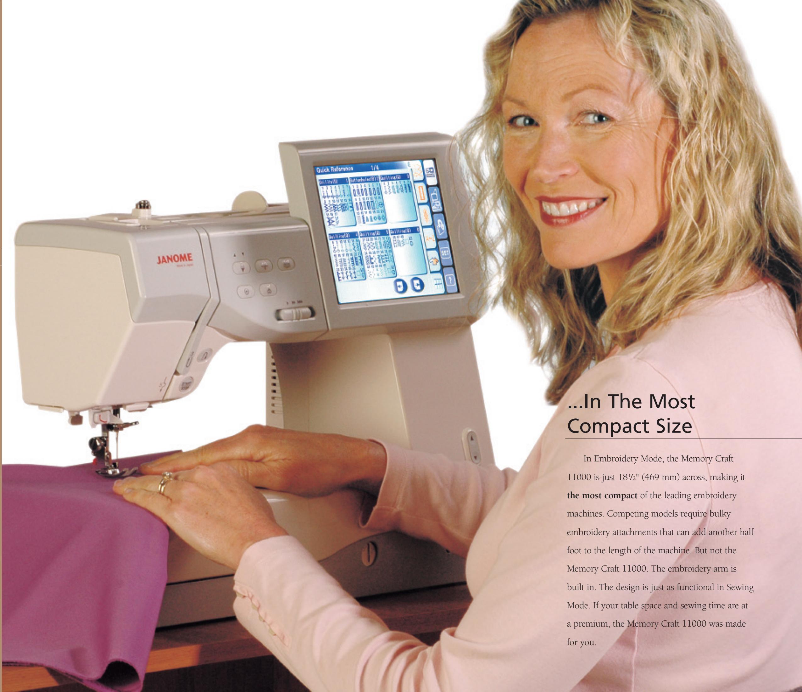 JANOME MC 11000 - The Most Work Area Ever… - 1