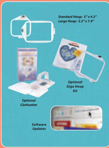 JANOME MC 9700 - Touch, drag and drop - 13
