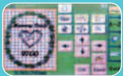 JANOME MC 9700 - YOU DON'T NEED A COMPUTER TO DO EMBROIDERY LAYOUTS - 1