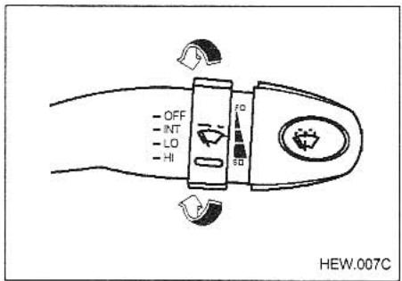 KIA MAGENTIS - VARIABLE-SPEED INTERMITTENT WIPERS (IF EQUIPPED) - 1