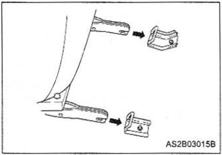 KIA MAGENTIS - CHILD RESTRAINT LOWER ANCHOR STRIKER POSITION. - 2