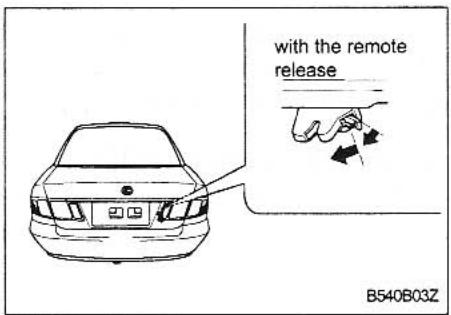KIA MAGENTIS - TRUNK LID KNOB LOCK - 1