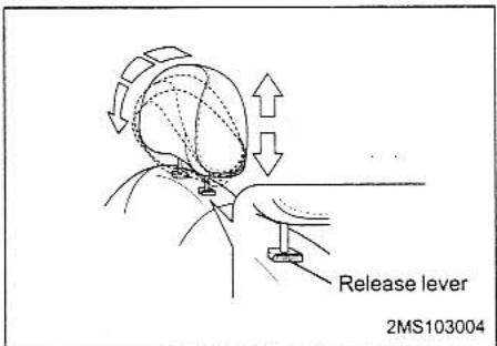 KIA MAGENTIS - ADJUSTABLE HEADREST (IF EQUIPPED) - 1