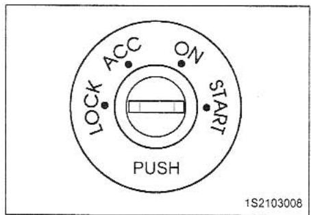 KIA MAGENTIS - IGNITION SWITCH AND ANTITHEFT STEERING COLUMN LOCK - 1