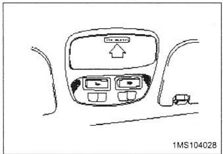 KIA MAGENTIS - SUNGLASS HOLDER (IF EQUIPPED) - 1
