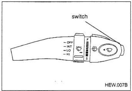 KIA MAGENTIS - ONE-TOUCH WIPERS - 1