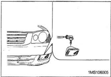 KIA MAGENTIS - FRONT FOG LIGHT REPLACEMENT (IF EQUIPPED) - 1