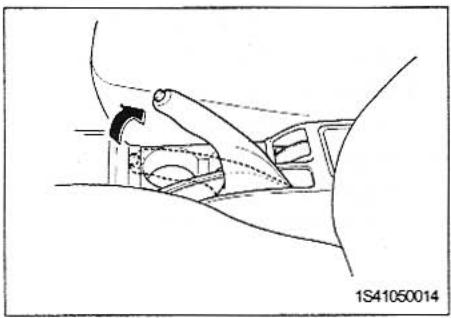KIA MAGENTIS - PARKING BRAKE CHECKING THE PARKING BRAKE - 1
