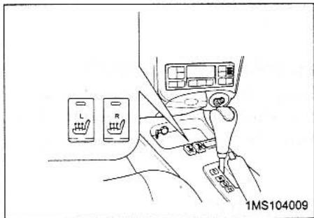 KIA MAGENTIS - HEATING THE FRONT SEATS (OPTIONAL) - 1