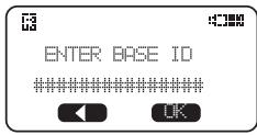 VTECH VT 20-2420 - Enter Base ID Code - 1