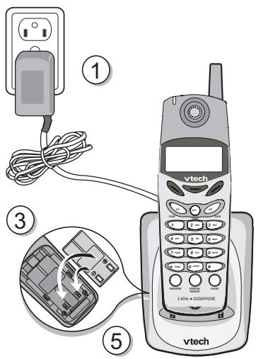 VTECH VT 20-2420 - Registration And Operation Of The VTECH VT20-2420 Accessory Handset - 3