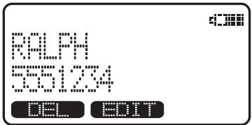 VTECH VT 20-2431 - To Delete a Number/Name: - 2