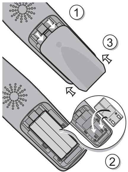 VTECH VT 20-2431 - Installation of Battery Pack in Handset - 1