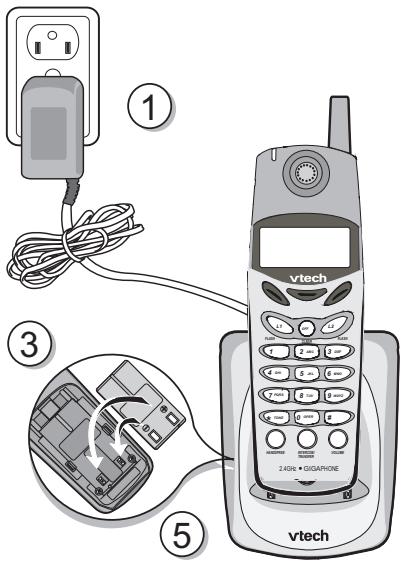 VTECH VT 20-2431 - Registration And Operation Of The VTech VT20-2420 Accessory Handset - 4