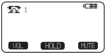 VTECH VT 20-2431 - NOTE: The Handset must be IN USE to adjust the volume - 1