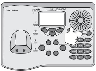 VTECH VT 20-2431 - NOTE: The Handset must be IN USE to adjust the volume - 4