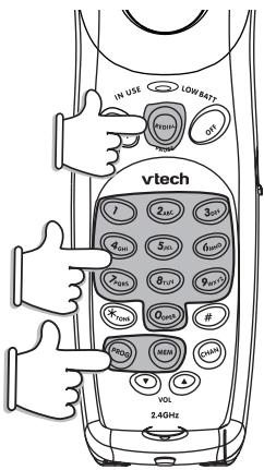 VTECH VT 2418 - To Change or Replace a Speed Dial Number - 2